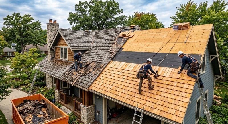 Wood Shake Roof Replacement in Chambersburg, PA
