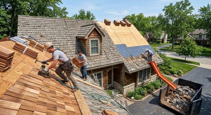 Wood Shake Roof Replacement in New Oxford, PA