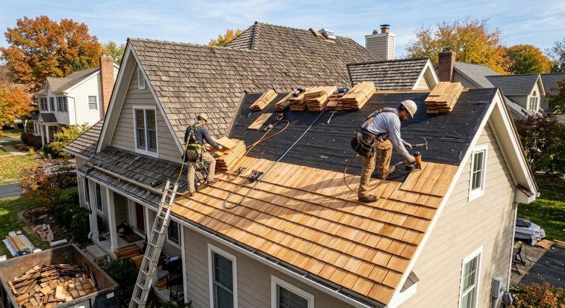 Wood Shake Roof Replacement in Taneytown, MD