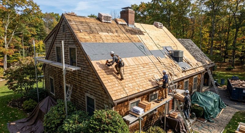 Wood Shingle Roof Replacement in Gettysburg, PA