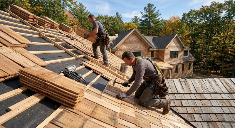 Wooden Roof Installation in Gettysburg, PA